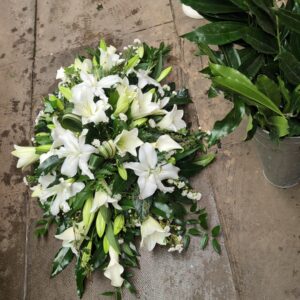 Lily Casket spray