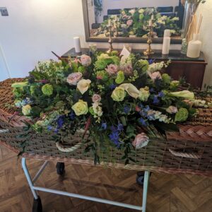 Country Garden Casket spray